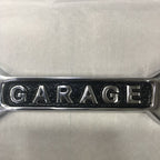 Garage Spanner Aluminium Wall Plaque