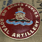 HM Armed Forces Royal Artillery Cast Iron Sign