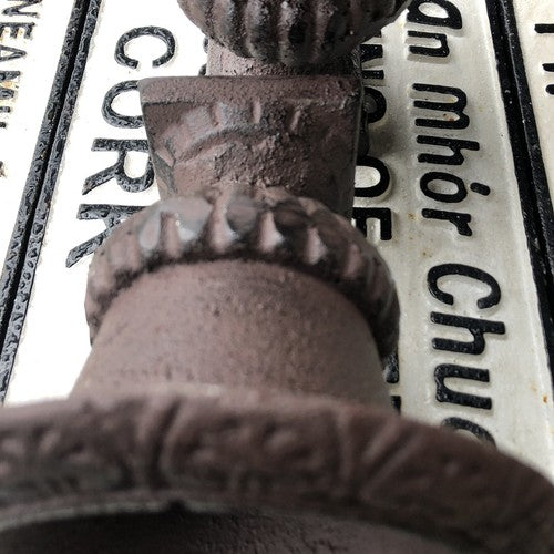 Cast Iron Pair Of Garden Urns