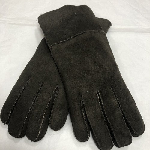 Sheepskin Genuine Brown Gloves See All Photos Pair No 8