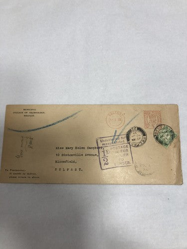 Belfast Postal History Covers