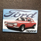 Ford Escort Metal Sign New Design