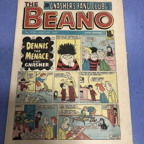 Beano 5 Comics 1983 Nos 2134-2138