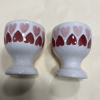 Eggcups Sweetheart Design Pair