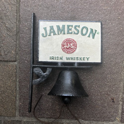 Jameson Irish Whiskey Bell Cast Iron