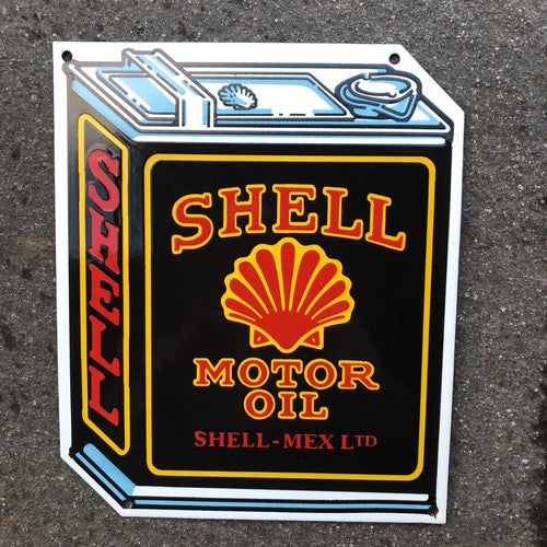 Sheâll Motor Oil Enamel Sign