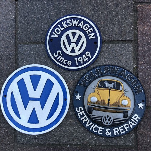 VW Cast Iron Sign Bundle
