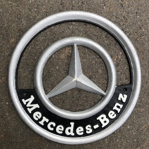Mercedes- Benz Cast Iron Sign