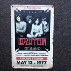 Led Zeppelin Chicago Stadium Metal Sign