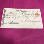 Payment Receipt From The Donegal Grand Jury