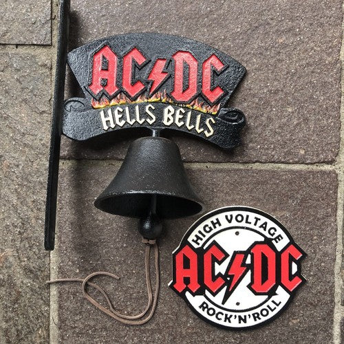 AC/DC Sign & Bell Cast Iron