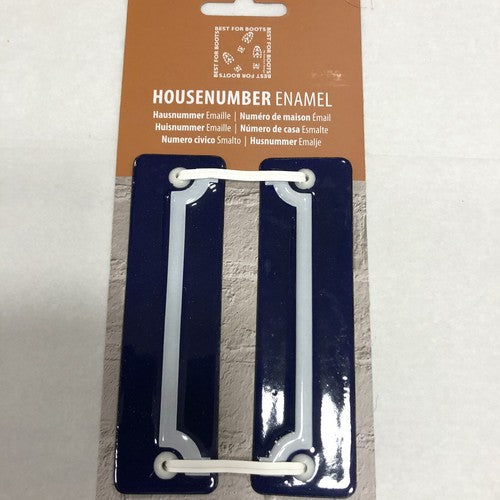 Enamel House Number Trim