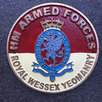 H M Armed Forces Royal Wessex Yeomanry Cast Iron Sign