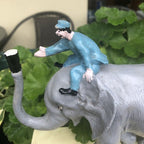 Guinness Elephant With Zoo Keeper