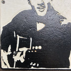 Elvis Cast Iron plaque