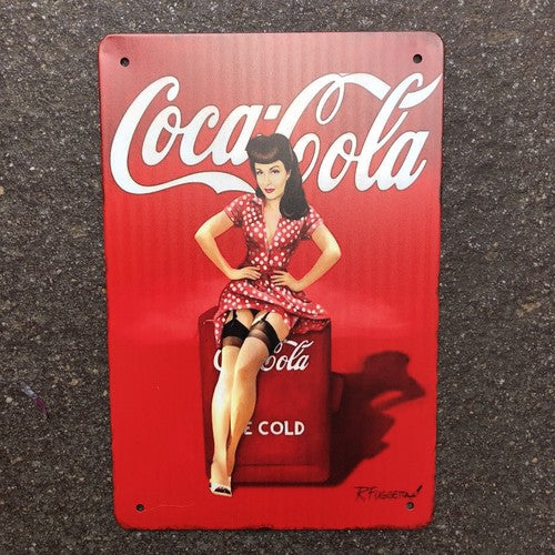 Coca Cola Lady Red Polka Dress New Design
