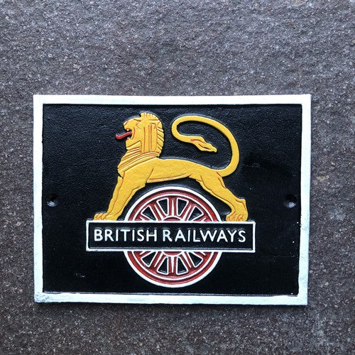 British Railways Cast Iron Sign