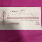 Irish Railwaymana Very Rare 1875 Cheque