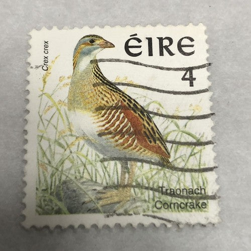 Bird Irish Punt Currency Definitive Postage Stamps