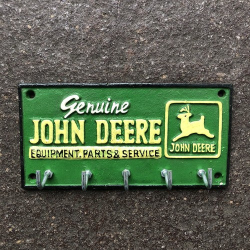 John Deere Cast Iron Key Rack