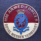 H M Armed Forces Royal Wessex Yeomanry Cast Iron Sign