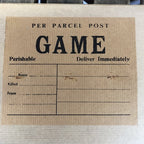 Game Perishable Deliver Immediately Vintage Box