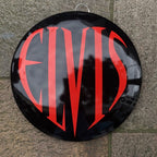 Elvis 40 Cms Domed Metal Sign