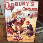 Cadburys Chocolates Metal Sign