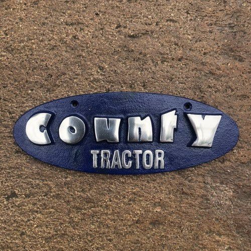 County Tractor Cast Iron Sign