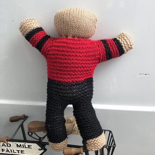 Teddy Hand Knitted 34 Cms Brand New