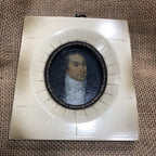Portrait Reproduction Miniature Framed Slight Imperfection