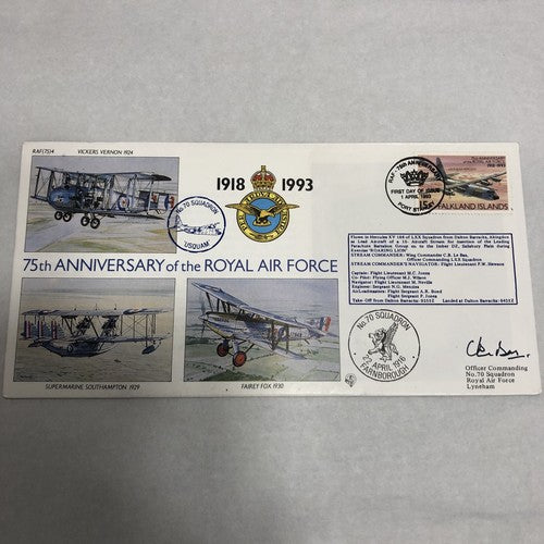 Flown First Day Covers Five Year 1993