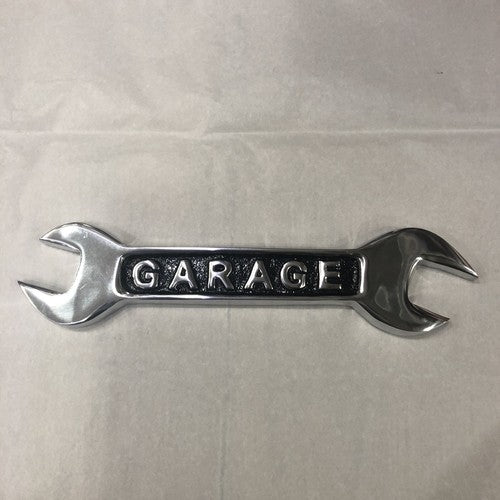 Garage Spanner Aluminium Wall Plaque