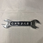 Garage Spanner Aluminium Wall Plaque