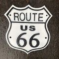 Route 66 Cast Iron Sign