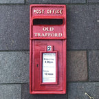 Old Trafford Wall Mounted Post Box Front Only Heavy Cast Iron