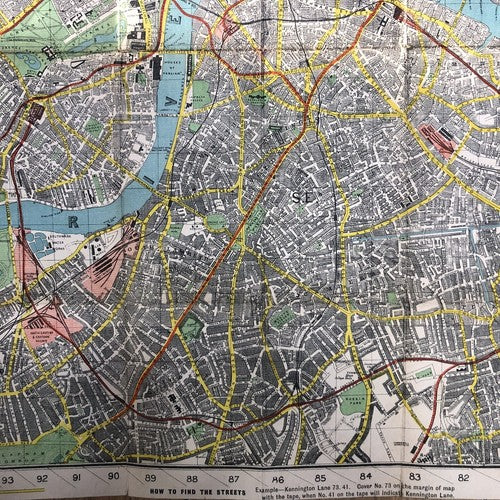 Tape Indicator Map Of London S P C K