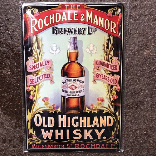 The Rochdale & Manor Brewery Ltd Metal Sign