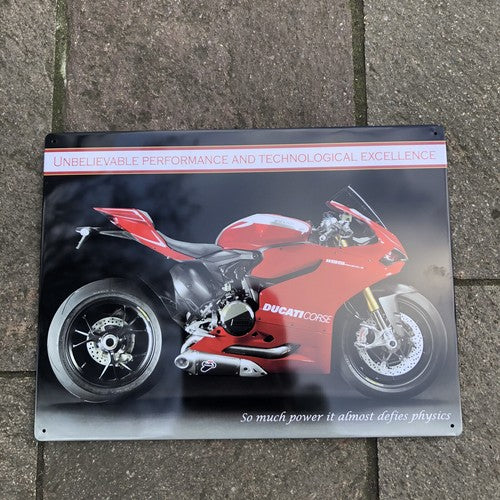 Ducati Corse Metal Sign