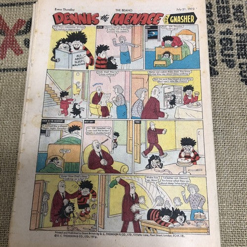 Beano Bundle Of Four 1973 Comics