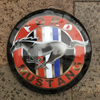 Ford Mustang 40 Cms Dome Metal Sign