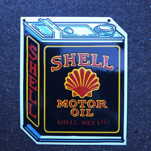Shell Motor Oil Enamel Sign