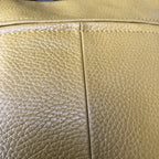 GG Fratelli Leather Yellow Cross Body Bag