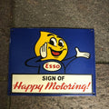 Esso Sign Of Happy Motoring Enamel Sign