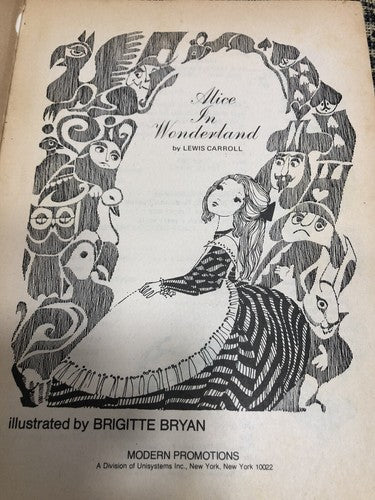 Alice In Wonderland By Modern Promotions1979