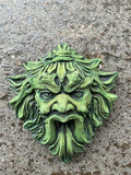 Demon Green Man Wall Garden Plaque