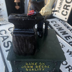 Bank On John Deere Cast Iron Money Bank