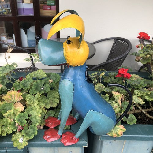 Dog Metal Art Watering Can