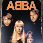 Abba Metal Sign