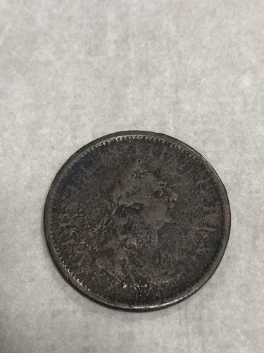 Ireland George 3rd 1805 Hibernia One Penny Copper Coin